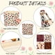thumbnail image 4 of Set de 4 bolsas de maquillaje Abbylike Floral de pana, 4 of 6