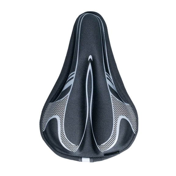 BraceUP Gel Bike Seat Cover for Men and Women – Extra Thick Padded Bicycle Seat Cushion with Anti-Slip Design for Indoor, and Stationary Bikes