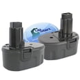 thumbnail image 1 of 2-Pack DeWalt DC9094 Battery - Replacement DeWalt 14.4V Battery (1300mAh, NICD), 1 of 2