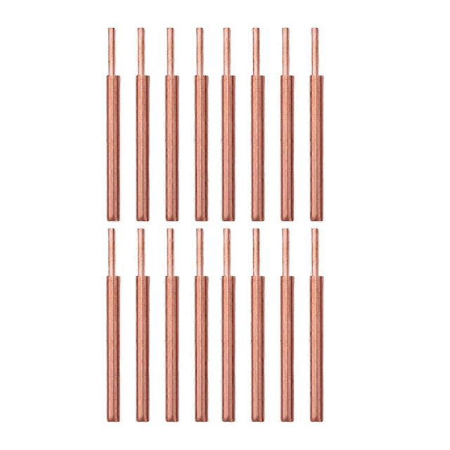 16PCS Welding Needle Aluminum Oxide 3mm Eccentric Rod Welding Machine Welding Pen Brazing Battery Ni