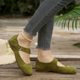 thumbnail image 6 of Gealkoca Women's Comfortable Mary Jane Flats Fashion Casual Dress Shoes Cute Closed Toe Lightweight Walking Shoes Women's Casual Soft Flat Shoes, 6 of 7