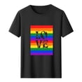 thumbnail image 2 of Men's Shirts Short Sleeve T Shirt Under $5 Fashionable and Comfortable Printed Short Sleeved T-shirt, 2 of 4
