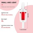 thumbnail image 2 of 10 Pcs Aquarium Check Valves,one Way Air Pumps Non-return Valves Aquarium Pump Protectors Check Valves, 2 of 5