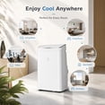 thumbnail image 4 of 14000 BTU Portable Air Conditioner for Large Room Up to 750 Sq ft, Heavy Duty 3-in-1 Portable AC Unit with Built-in Dehumidifier&Fan, Quiet Stand Up Room Air Conditioners with Secure Window Kit, 4 of 7