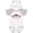 White & Heather w/ Ears, variant on Future Bee Keeper Boys or Girls Baby Bodysuit