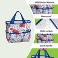 thumbnail image 4 of Garden Tool Bag,Pioneer Flower Floral Print Pattern Garden Tool Organizer,Garden Gifts,Waterproof Multi-Pocket Garden Tool Storage 11.8x5.5x11.4 Inch(Tools NOT Included), 4 of 6