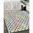 thumbnail image 2 of Ahgly Company Indoor Rectangle Patterned Light Rose Green Abstract Area Rugs, 3' x 5', 2 of 6