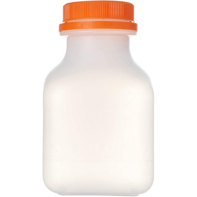 1 Pack 1/2 Gal Glass Milk Bottle with REUSABLE AIRTIGHT SCREW LID - 2 Qt  Glass Water Bottles - Glass Juice Bottles for Water, Almond Milk, Juice -  64