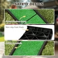 thumbnail image 5 of PawHut 61 Inches Folding Dog Ramp for Car, Truck, SUV, Portable Pet Ramp with Non Slip Grass Surface, Raised Side Rails, 5 of 9