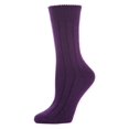 thumbnail image 5 of MeMoi Women's Neutral Ribbed Knit Essential Boot Socks - Womens - Female, One Size, Pavement, 5 of 8
