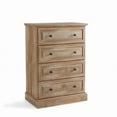 Better Homes & Gardens Crossmill 4Drawer Dresser, Weathered Finish
