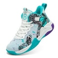 thumbnail image 3 of Hicooer JOINFUN Boys High Top Sneakers Basketball Shoes Breathable Lightweight Running Shoes for Kids Fashion School Shoes Little/Big Kids, 3 of 7