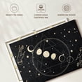 thumbnail image 6 of Elephant Stock Bohemian Moon Cycle Wall Art - Horizontal Canvas Wall Art - Living Room Wall Decor - Religion And Spirituality Canvas - Black And Gray Decor - 39" x 26", 6 of 8