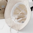 thumbnail image 4 of Bucket Hats Cute Cartoon Cat Ear Buckets for Girls Wide Brim Sun Hats for Girls with Adjustable Strap, 4 of 7