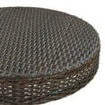 thumbnail image 2 of vidaXL 3 Piece Patio Bar Set with Cushions Poly Rattan Black, 2 of 61