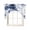 Blue, variant on Blue Floral Art Kitchen Curtains Swag Valance for Windows/Bathroom/Cafe, Watercolor Botanical Spring Flowers Rod Pocket Drape Panel Swag Curtain Valance for Bedroom/Living Room 55''x36''