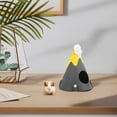 thumbnail image 1 of PENIKOKO Easy to Clean Bearded Dragon Bed Felt Hut Grey 1Set, 1 of 6