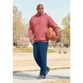 thumbnail image 4 of KingSize Men's Big & Tall Lightweight Jersey Open Bottom Sweatpants, 4 of 4
