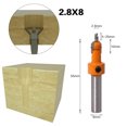 thumbnail image 1 of Redcolurful 8mm Shank Hss Woodworking Countersunk Router Drill Bit Fixing Screw Extractor For Wood Milling Cutter, 1 of 8