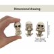thumbnail image 2 of ambientador para ventilación de coche CHAO difusor de aromaterapia decoración de calaveras, 2 of 5