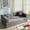 Gray, variant on YINIX 78,6" Convertible Sofa Couch with 2 Pillows, Sleeper Sofa Bed for Living Room, Small Spaces, Green