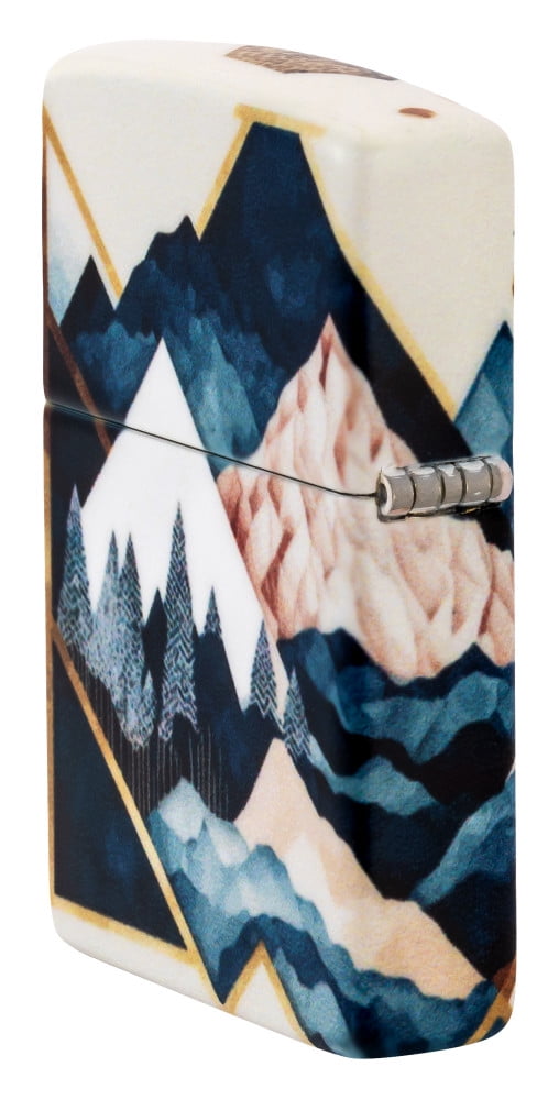 Zippo Mountain Collage Design 540 Matte Pocket Lighter
