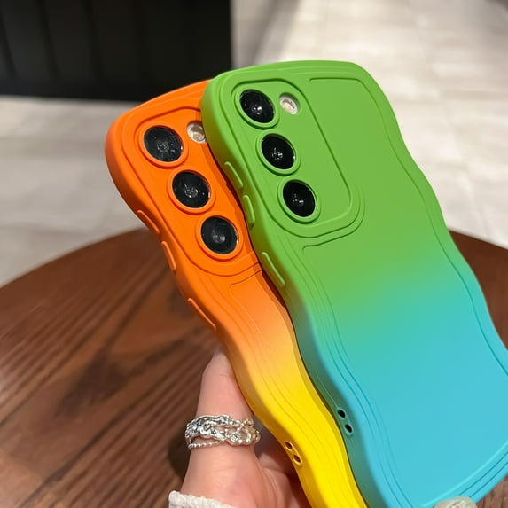 for Samsung Galaxy A56 5G Wireless Charging Case, Cute Soft Liquid Silicone for Women Girls Men Anti-Scratch Shockproof Bumper Camera Protection Case for Samsung Galaxy A56 5G,Darkblue+Winered