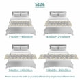 thumbnail image 6 of Spring Floral Bed Runner for Cal King Size Bed, Watercolor White Flowers Gray White Plaid Soft Bedding Scarf Bedding Protector Slipcover Sofa Throw for Bedroom Hotel Guesthouse, 6 of 8