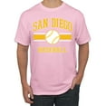 thumbnail image 1 of Wild Bobby City of San Diego Baseball Fantasy Fan Sports Men's T-Shirt, Light Pink, Medium, 1 of 6