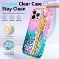 thumbnail image 5 of NGB SUPREMACY For iPhone 12/12 Pro Phone Case Screen Protector Ring Holder Wrist Strap Lanyard Shiny Sparkly Glitter iPhone 12/12 Pro Case Cover, 5 of 10