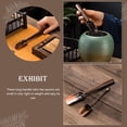 thumbnail image 3 of Raindrops 1Set Tea Shovel Decorative Ebony Plastic for Loose Leaf Tea Scooping 7.47X1.06X1.06in, 3 of 8