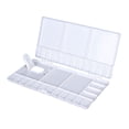thumbnail image 2 of Caja de paleta de acuarela vacía Área de mezcla portátil Paleta de colores Paleta de cuaderno de bocetos, 2 of 9