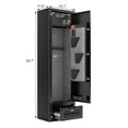 thumbnail image 6 of 8 - Gun Capacity Rifle Safe. Holds Rifles, Pistols, Shotguns. Digital Lock for Quick Access. Removable Shelf. Special Gun Rack for Scoped Rifles. Plus, a Handy Storage Drawer, 6 of 16