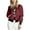 Red, variant on Women Casual Jacket Classic Bomber Jacket Zip Up Lightweight Jacket Coat Windbreaker Outwear,Dark Green