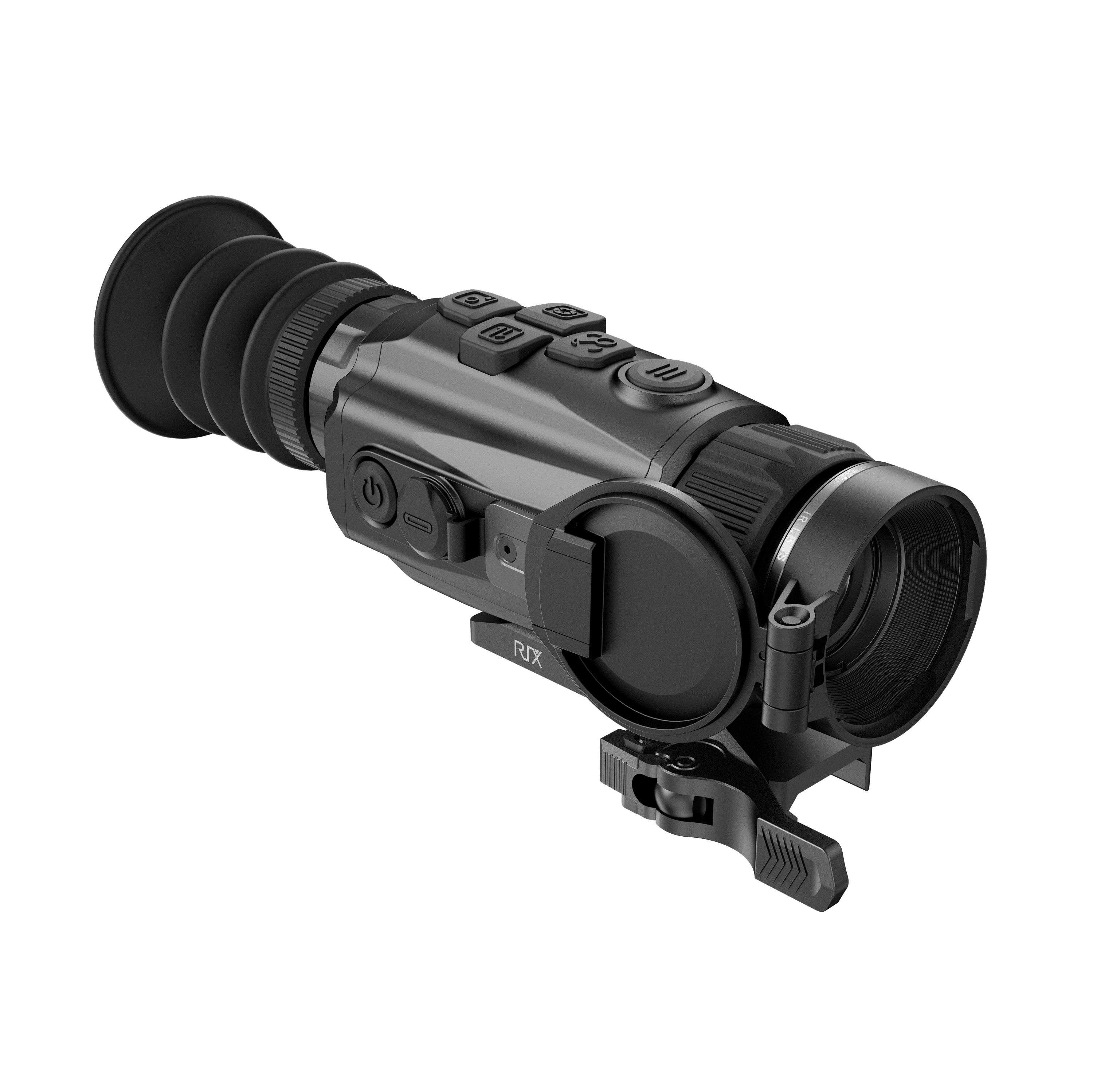 RIX Storm-S2 12um 256 Thermal Scope 25mm Thermal Imaging RifleScope, 50Hz Refresh Rate, Thermal Scope with 1422 Yards Detection Range and 3.5X Base Magnification, 0.9lb