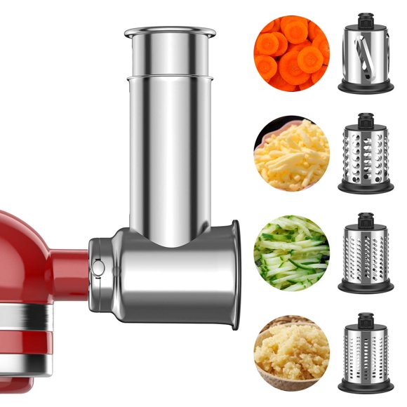Cortador de Alimentos GVODE Acero Inoxidable con 4 Cuchillas