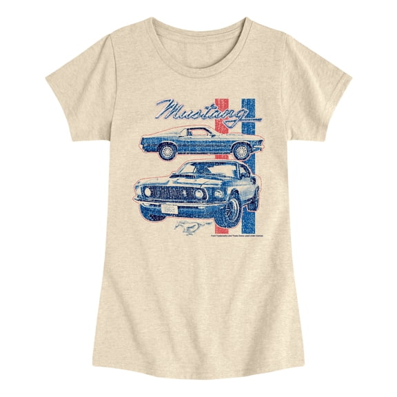 Ford - 69 Mustang - Youth Girls Short Sleeve T-Shirt