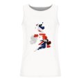 thumbnail image 2 of Tanques para Hombre para el Verano Solto Chaleco Impresión Deportivo Cuello Redondo, Casual, 2 of 3