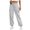 Light Gray, variant on WTOBBY Women's Wide Leg Sweatpants Casual High Waist Baggy Boyfriend Jogger Pants with Pockets for Spring Fall,Beige L