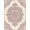 Pink Purple Cream, Pattern 19, variant on ODIKA 8'x10' Washable Area Rug Durable, Non-Slip Boho Allover Faded Motifs Distressed Scrollwork Border Vintage Flowing Dynamic for Living Room, Under Sectional, Family