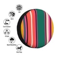 thumbnail image 4 of Gukieu Vertical Stripes Print Car Tire Cover, Adjustable Waterproof and Dustproof Tire Protection Cover, Suitable for SUV, Truck, Van-16 inch, 4 of 6