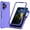 Purple, variant on TJS Phone Case for TCL NXTPAPER 70 Pro, Full Body Protective Heavy Duty Hybrid Bumper Cover (Black)