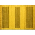 thumbnail image 1 of Ahgly Company Indoor Rectangle Solid Yellow Modern Area Rugs, 4' x 6', 1 of 4