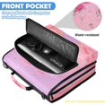 thumbnail image 6 of Zipper Binder with Shoulder Strap 2 inch 3 Ring Waterproof File Folder Organizer Bag 500 Sheet Pink Heart-shaped Tree, 6 of 8