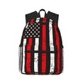 thumbnail image 1 of Balery USA Flag Cross Mochila para Mujeres y Hombres, Mochila Ligera Casual para Viajes, Mochila Clásica Básica para la Universidad, 1 of 6