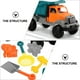 thumbnail image 2 of 1 Set 8pcs Playa Playthings Ingeniería Vehículos de arena Juguetes Jugando juguetes, 2 of 5