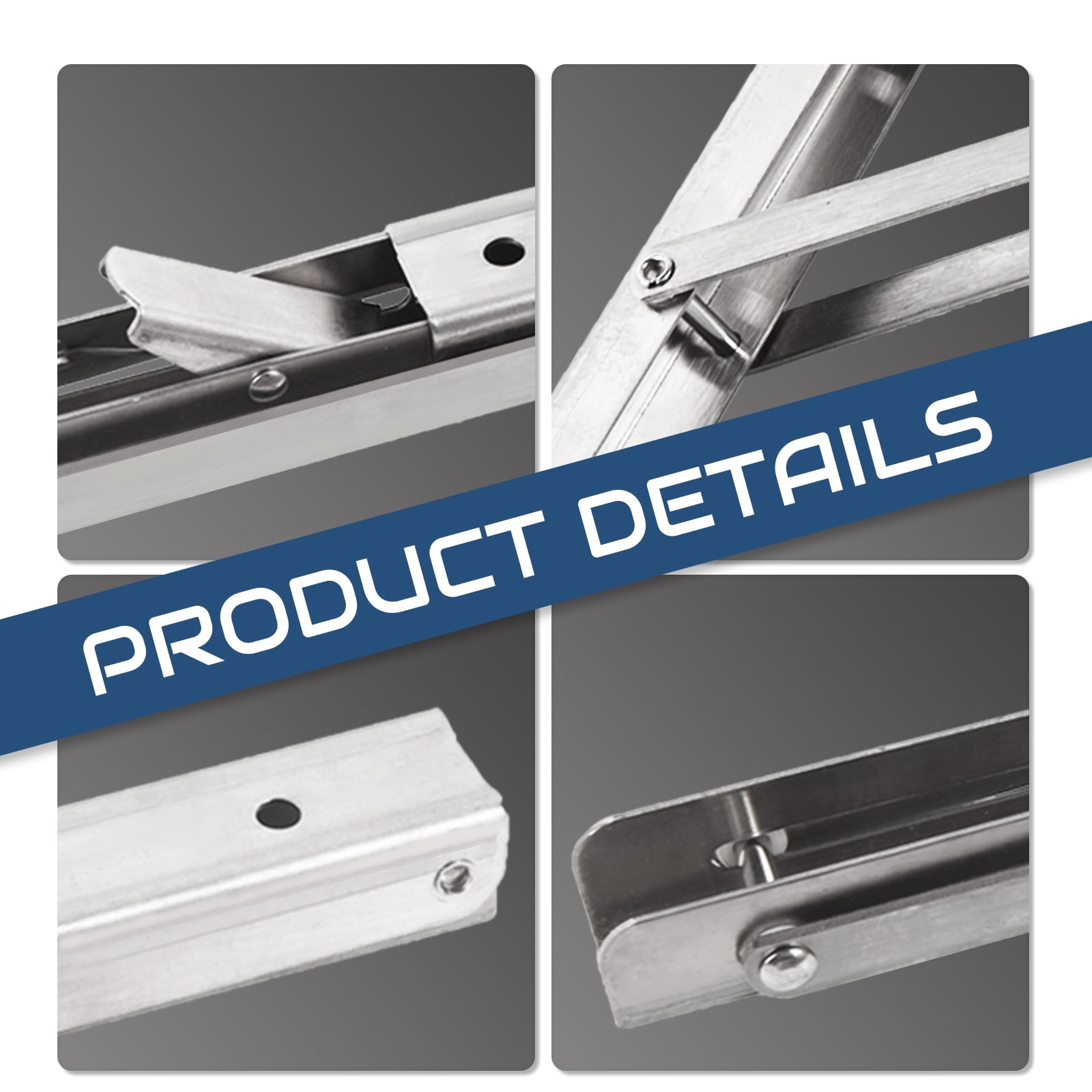 12" Folding Shelf Brackets Dawot Heavy Duty Stainless Steel Collapsible Shelf Bracket for Table Work Bench Space Saving DIY Wall Mounted Bracket Max Load 330lb(Pack of 2)