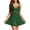 Green, variant on Women Chemise Lingerie Lace V Neck Knit Slip Nightgown Spaghetti Strap Sleepwear, Pink XL