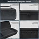 thumbnail image 3 of Hard Carrying Case for ROG Ally X Console, Shockproof EVA Storage Case with Back Mesh Bag Holder, Size L, 3 of 4