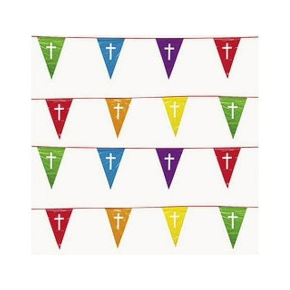 Faith Color Of The Rainbow Pennant - Party Decor - 1 Piece